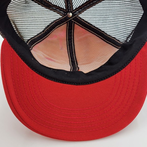 Vintage Nickel Equipment Company Grand Rapids Kalamazoo Red Snapback Hat Cap USA - Picture 8 of 9